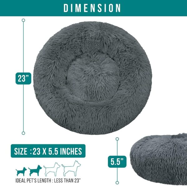 Calming Dog Bed for Small Medium Pet - Image 3