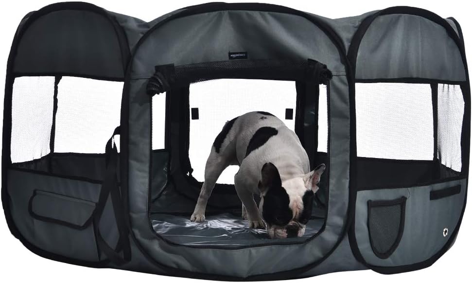 Portable Soft-Sided Octagonal Pet Playpen