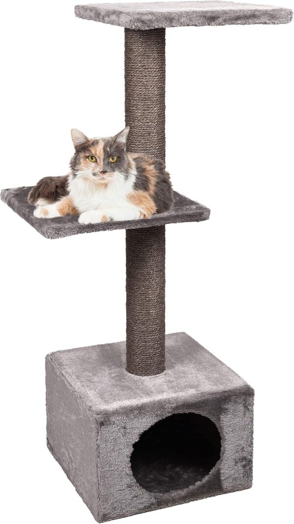 Cat Tree with Platforms and Hideout - Image 3